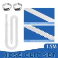 2 Pcs Swimming Pool Replacement Hose,white