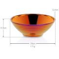 Round Noodle Food Bowl for Ramen Bowl Stainless Steel Rainbow No.0