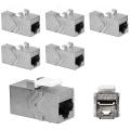 Cat6a Network Cable Coupler (pack Of 6) - Cat6a Keystone Module