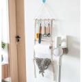 Wall Hanging Shelf, Handmade Cotton Woven Rope Bohemian Shelves