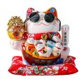 Lucky Cat Decoration Piggy Bank Lucky Cat Home Decoration Craft,b