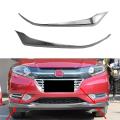 For Honda Hr-v Vezel Chrome Front Bumper Lip Anti-scratch Strip Trim