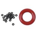 Flexible Sealing Ring / O-ring, Made Of Silicone, 8 X 14 X 3 Mm, Bric
