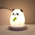 Bedroom Night Light for Children Cute Animal Led Silicone Lamp Panda