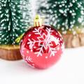 6pcs 6cm Christmas Balls Christmas Tree Decorations Gift -red