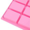 4 Pack Silicone Soap Molds - 6 Cavity Rectangle Diy Soap Molds