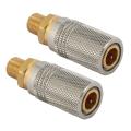 2x Extended Pcp Air Charging Quick Release Adapter Socket 1/8 Bsp