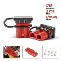2pcs 1/0awg 175a Battery Power Connector Cable for Winch Trailer Red