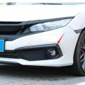 2pcs for Honda Civic 19-20 Carbon Fiber Exterior Front Fog Light Trim