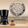 Wooden Coffee Pod Holder, for Coffee Capsules Coffee Accessory A