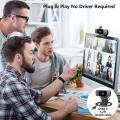 Webcam with Microphone Hd 1080p Tripod for Video Calling Online Class