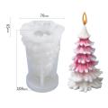Christmas Candle Silicone Mold for Candle Making Diy Xmas Gifts B