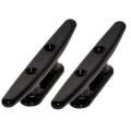 2pack 4 Inch Black Boat Cleat Boat Dock Cleats Strong Nylon Cleats