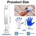 2pcs Paver Tool Rubber Latex Work Gloves for Garden Lawn Yard