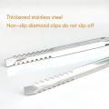 Stainless Steel Bbq Tongs Tweezers Pickup for Kitchen Anti-scald Tool