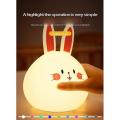 Cute Night Light for Kids Room Rabbit Led Nightlight Nursery Lamp