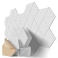 Self-adhesive Acoustic Panels 12x10x0.4inch (12 Pack White)
