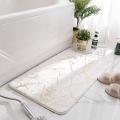 Modern Bath Mat Rug Anti Slip Washable Living Room Mat Rectangle C