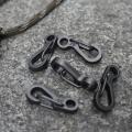 10pcs/lot Mini Sf Spring Backpack Keychain Hooks-black
