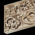 Christmas Wooden Box Set Creative Home Decoration Crafts Diy 4