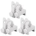 6pcs Adjustable Crossbar Rod Support Clamp Holder Hanging Hook