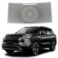For 2022 Mitsubishi Outlander Car Stainless Roof Speaker Cover Trim