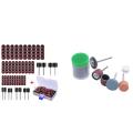 132 Pieces Drum Sander Set with Free Box for Dremel Rotary Tool