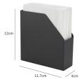 Paper Towel Rack Stainless Steel Vertical Tissue Holder Black, A