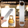 20 Pack Flat Bottle Opener Beer Cap Bottle Opener Bar Blade, Silver