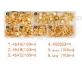 550 Pcs U Shape Copper Ring Terminals Crimp Kit