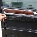 Car Soft Carbon Fiber Inner Door Panel Cover Trim for Touareg 2011-18