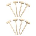 50 Pieces Small Wood Hammer Wooden Mallet Hammer for Diy Tool