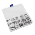 240pcs Screw Cup Point Hex Head Socket Set Wrench Stainless Steel