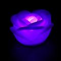 7 Color Romantic Changing Led Floating Rose Flower Candle Night Light
