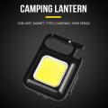 4pcs Usb Rechargeable Flashlight Keychain Led Camping Lantern 800lm
