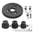 54t 32 Pitch 3956 Spur Gear with Pinions Gear Sets for 1/10 Traxxas