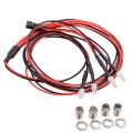 4 Led Light Kit 2 White 2 Red 3mm Headlights for Axial Scx24 90081