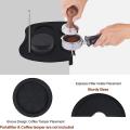 Coffee Tamper Tool Silicone Rubber Espresso Tamping Mat, Double