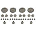 Metal Gear 38t 24t 15t 12t Differential Gears for Wltoys A959 A969