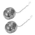 Tea Ball Strainer Stainless Steel Ball Tea Infuser with Rope Chain