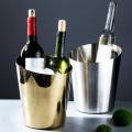 Stainless Steel Champagne Bucket Household Beer Bucket, Silver