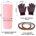 Silicone Wrap Sleeve Kit for 20 Oz Straight Tumblers with Gloves
