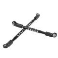Metal Steering Link Set Steering Link Rod for 1/6 Rc Crawler,black
