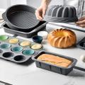 Silicone Muffin Cup Baking Mold Morandi Color Diy Food Tool-12pcs
