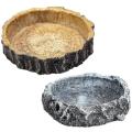 2 Pieces Reptile Water and Food Bowls Feeder for Leopard Reptile