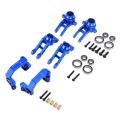 Metal Steering Knuckle Caster Block Rear Hub with Bearing,blue