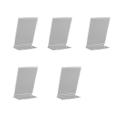 5pcs Acrylic A6 Plastic Message Board Menu Holder for Business Poster