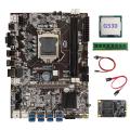 Motherboard+g530 Cpu+ddr3 4gb Ram+128g Ssd+sata Cable+switch Cable