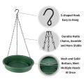 Hanging Bird Feeder for Outside, 2 In 1 Platform Bath & Feeder Tray