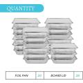 Aluminum Pan Disposable 20-pack,for Cooking/baking/takeout